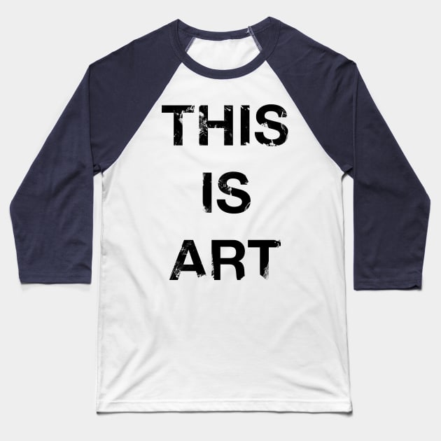 This is Art Baseball T-Shirt by workofimp